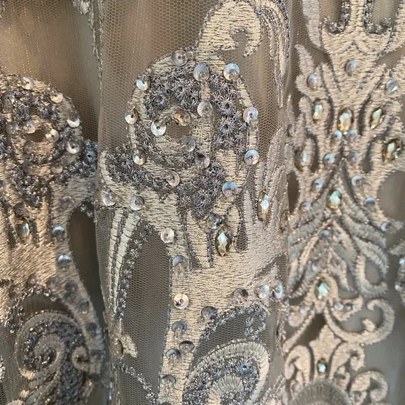 Rina diMontella lace strapless gown, size 8 - Picture 7 of 11